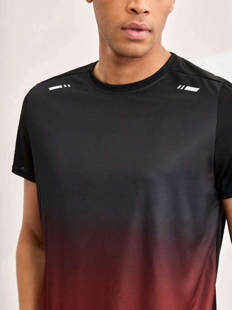 Driftmere Men's Summer Quick-Dry Short Sleeve T-Shirt, Loose Fit Sportswear For Fitness, Running, Basketball Training - Red - View 6