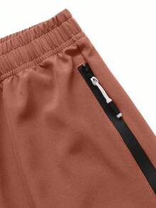 Manfinity Homme Conjunto de 3 piezas para hombre, pantalones cortos minimalistas de verano con cordón y bolsillos - Multicolor - Ver 8
