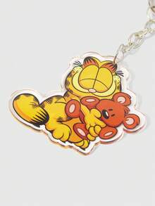 GARFIELD | SHEIN Cartoon Orange Cat Acrylic Keychain, Cute Animal Bag Hanging - 多色10 - 查看 4