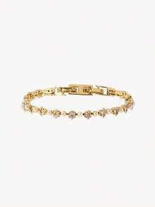 Opalesca Fashion Light Luxury Bracelet - Yellow Gold - View 9