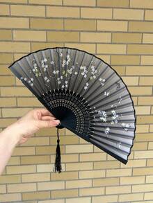 SHEIN 中式折叠手扇 便携迷你黑色扇子 适合舞蹈、夏季降温、海滩旅行、情人节、巴西情人节、6月12日情人节、圣约翰节、六月节庆、爱情礼物、情侣礼物、浪漫礼物、周年纪念礼物、送给男友/女友的礼物、礼品、珠宝、巴西六月节、六月庆祝活动、圣约翰节、圣彼得节、圣安东尼节、巴西六月庆祝活动 - 彩色 - 查看 9