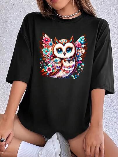 Camiseta femenina de manga corta con cuello redondo, tejido ligero y cómodo, corte versátil ideal para uso diario, salidas y combinaciones sencillas en temporada cálida
