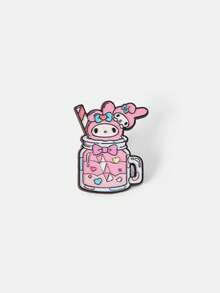 HELLO KITTY AND FRIENDS | SHEIN 3 Buah Bros Enamel Lembut Bergambar Kartun - MultiWarna - View 5