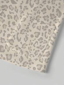 TaskEZ Conjunto de Uniforme Médico, Patrón de Estampado de Leopardo Lindo, Adecuado para el Trabajo, Desplazamiento, Hospital de Mascotas - Multicolor - Ver 4