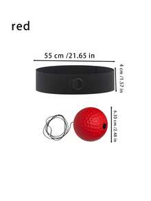 Head-Mounted Boxing Reflex Ball With Adjustable Elastic Rope, Special Training Gear For Boxing & Sanda, Improve Agility & Explosive Power - A - View 3