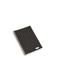 Cuaderno de papel de liberación con lunares de bloques de color de doble cara, material de diario retro simple de alta estética, cuaderno de espiral para notas de estudiantes - Multicolor - Ver 7