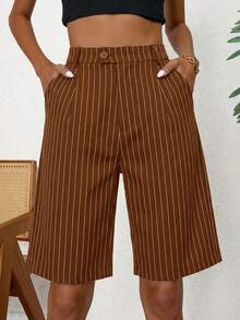 Aveloria Modichic Slant Pocket Bermuda Shorts  - Multicolor - View 1