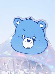 SHEIN X Care Bears 可愛雙面3D熊造型髮夾，適合女性 - 彩色 - 查看 4