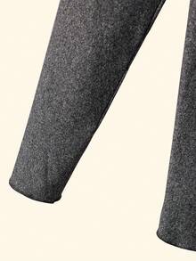 Elladie kids 1pc Girls Spring/Autumn 2026 New Solid Color 2 In 1 Mesh Cake Skirt Leggings, Soft Skin-Friendly Elastic Long Pants For Outings, Versatile - Grey - View 7