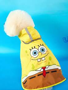 SpongeBob SquarePants | PETSIN Jas Hujan Resmi untuk Hewan Peliharaan, Untuk Anjing Kecil, Sedang, dan Besar, Tersedia Dua Model ( & ), Tahan Air dan Bernapas, Menutupi Seluruh Tubuh, Pas dan Nyaman, Perlengkapan Wajib untuk Hari Hujan bagi Hewan Peliharaan Aktif - MultiWarna - View 3