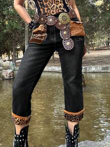 ROMWE J-Fashion Women Jeans - Biru - View 2