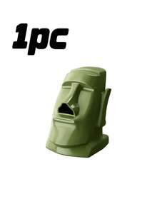 1PC Creative Vintage Stone Statue Tissue Box, Multi-Purpose Desktop Headphone & Glasses Stand, Unique Home Decor For Living Room & Bedroom, Perfect Christmas Gift & Holiday Ornament - Multicolor - View 14