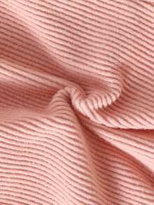SHEIN 4pcs Newborn Bottoms Set, Soft Skin-Friendly Elastic Ribbed Knit Fabric, Cute Sweet Minimalist Versatile Easy To Put On And Take Off - Multicolor - View 5