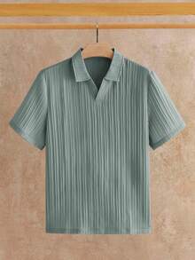 HIMLAND 3件組男士極簡冰絲觸感短袖 Polo 衫，夏季款 - 彩色 - 查看 9