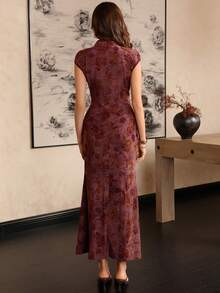 EastFlair Women Long Dresses Dinner Old Rose - Purple - View 7