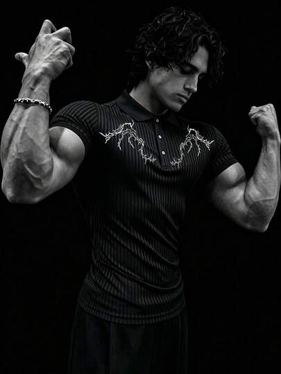 RISE LYT Men's Casual Sports Short Sleeve Polo Shirt