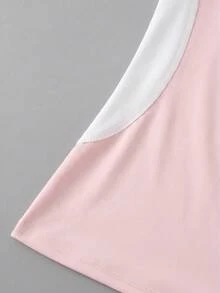 CourtClass CourtClass 女款拼色休閒百搭日常穿著短袖 Polo 衫 - 彩色 - 查看 3