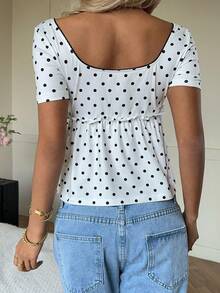 Women Sports Tees & Tanks - 黑白 - 查看 7