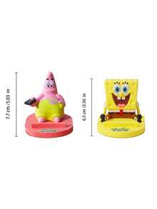 SpongeBob SquarePants | Joivida 1PC Cartoon Phone Stand Holder, Cute Cartoon Print, PVC Material, Universal Compatible, Adjustable Viewing Angle, Video Watching Stand, For Office Workers, Compact And Portable - Multicolor - View 3