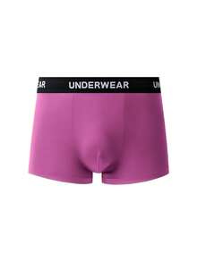 Provexi Provexi 11pcs Men's Solid Color Letter Waistband Boxer Briefs Set - Multicolor - View 6