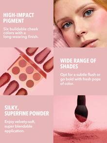 SHEGLAM Floral Flush 腮紅盤 品牌美妝化妝品 適合女士與女孩 - Cottage Core Garden - 查看 4