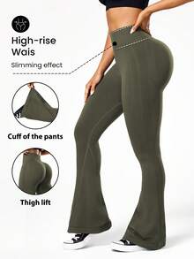High-Visibility Pants - Army Green - View 3