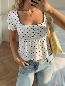 Women Sports Tees & Tanks - 黑白 - 查看 6