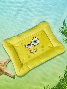SpongeBob SquarePants | PETSIN 1個黃色圖案寵物窩，柔軟高回彈墊子配舒適絨毛內裡，防滑底座，可愛卡通設計，適合小型、中型及大型貓狗的舒適睡眠床 - 黃色 - 查看 7