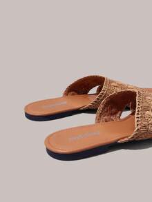 Styleloop Señoras, Uñas de Sauce, Hebillas, Zapatos Planos. - Camel - Ver 4