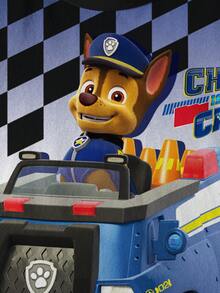 SHEIN | PAW Patrol قميص كريو ذو أكمام قصيرة بتصميم بسيط وجميل للأولاد الصغار - أبيض - مشاهدة 4
