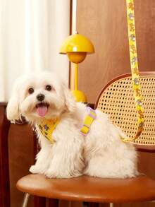 TOM & JERRY X PETSIN Pet Harness And Printed Pet Leash - Yellow - View 2