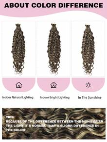 Water Wave Tape In Hair Extensions Remy Human Hair #P4/27 Brown  20Pcs 50G Virgin Hair Extensions Real Hair Extensions - S4/27 - View 5
