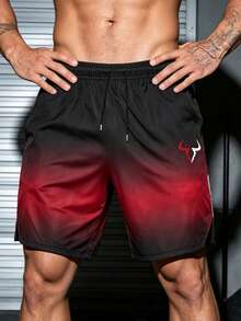 Gym Rark Pantalones cortos deportivos con estampado degradado para hombres - Multicolor - Ver 3