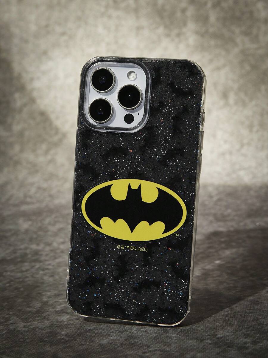 Batman X Joivida 1Pc Stylish Printed Protective Phone Case Fashionable Cartoon Pattern Design, Shockproof & Anti-Fingerprint, Lightweight And Durable For Everyday Use, A Cool Accessory To Match Your Vibe - Multicolor - View 1
