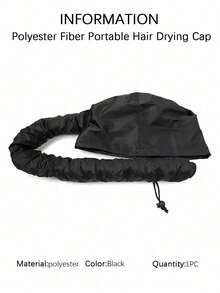 Portable Hair Bonnet Dryer Cap Slouchy Man Hair Dryerr Cap Quick Dry Hair Dryer Heating Set Oil Baking Cap Household Fast Dry Hair Home Bathroom Decor Fall Decor Hair Drying Towel Wrap - One Size - View 8