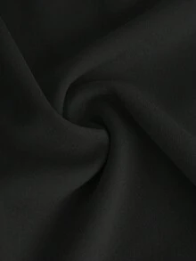 Girlism 少女红色针织细肩带紧身 A 字裙，收腰，情人节派对俱乐部迷你裙 - 黑色 - 查看 7