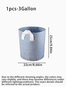 1-5个装 1-10加仑 加厚加厚无纺布多用途植物种植袋，带提手，适用于室内外园艺，种植蔬菜、花卉、香草、盆景植物，圣诞节假日礼物，园艺用品，种植容器，种植袋，礼品创意，笔，文具，学习用品 - 白色 - 查看 17