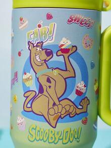 SCOOBY-DOO X Joivida 24oz 不鏽鋼保溫杯/咖啡杯，附手把與吸管，防漏，保溫保冷 - 綠色 - 查看 4