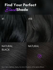 ALL READY WIG 7x5 Bye Bye Slip 蕾絲 Yaki 無膠假髮，自然黑，蓬鬆瀏海，預剪預漂預拔，自然豐盈，適合所有頭圍，修飾臉型，100% 真人髮，可染髮，固定分線，適合初學者，耐熱 - SNatural - 查看 15