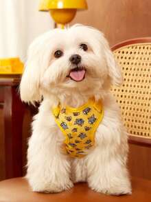 TOM & JERRY X PETSIN Pet Harness And Printed Pet Leash - Yellow - View 7