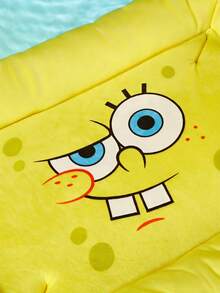 SpongeBob SquarePants | PETSIN 1個黃色圖案寵物窩，柔軟高回彈墊子配舒適絨毛內裡，防滑底座，可愛卡通設計，適合小型、中型及大型貓狗的舒適睡眠床 - 黃色 - 查看 5