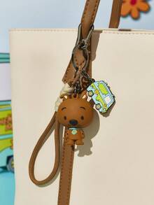 SCOOBY-DOO X POKOJA LAND 金屬鑰匙圈吊飾，可愛卡通造型，合金材質。適合包包掛飾、汽車鑰匙圈、情侶吊飾、書包、生日禮物、背包掛飾、創意包包配件、衣物吊飾。派對、聚會與生日時送給朋友的趣味小禮物 - 彩色 - 查看 2
