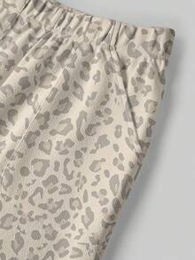TaskEZ Conjunto de Uniforme Médico, Patrón de Estampado de Leopardo Lindo, Adecuado para el Trabajo, Desplazamiento, Hospital de Mascotas - Multicolor - Ver 6