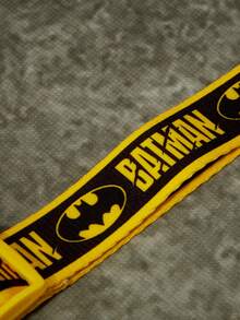 Batman X PETSIN 可水洗柔軟純色寵物字母印花項圈，舒適佩戴不勒頸，適用於成年貓及小型/中型/大型犬種，適合室內/室外散步、日常訓練，可愛時尚的狗項圈配件 - 黑色 - 查看 6