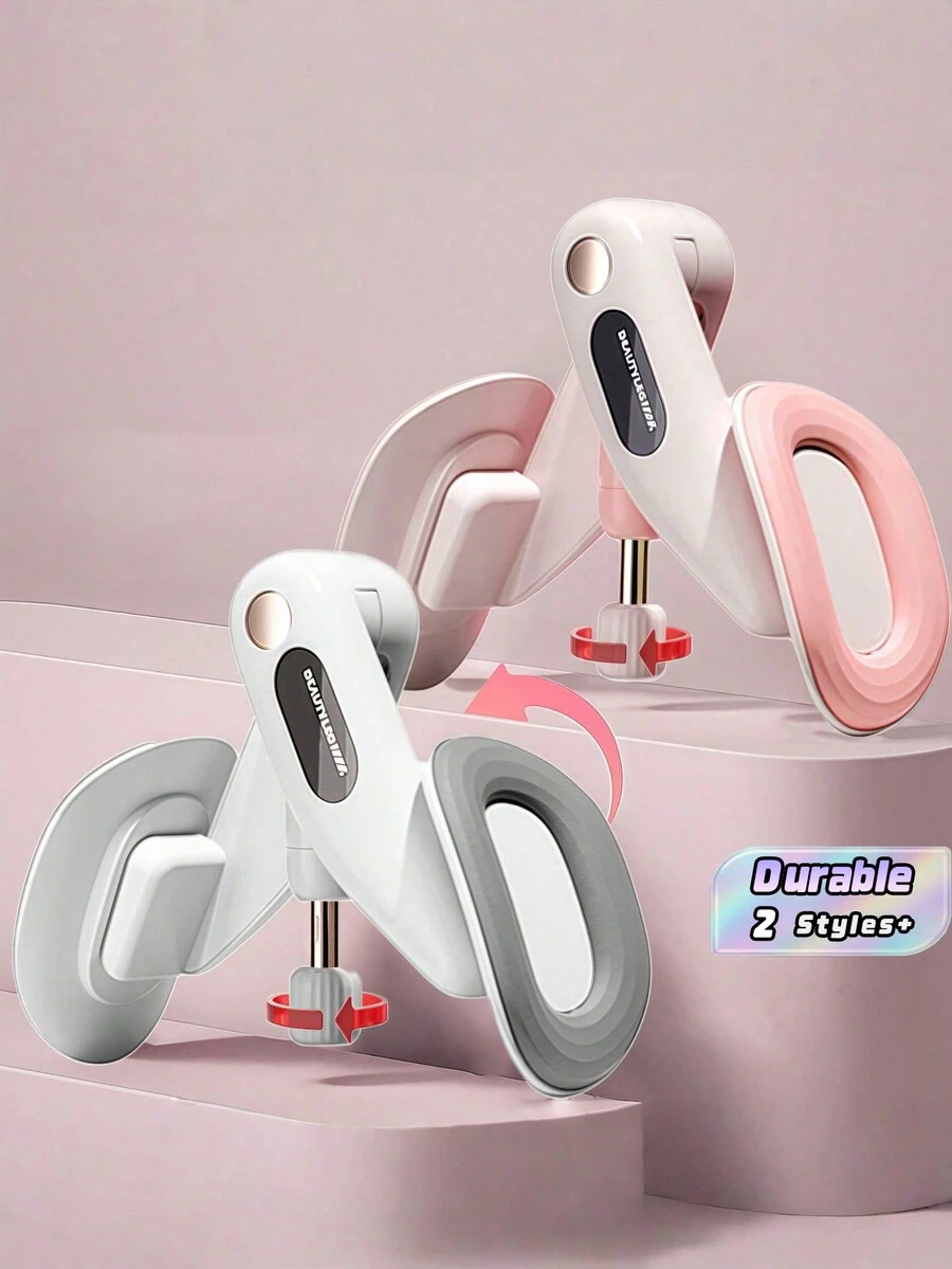 1pc Pelvic Floor Muscle Trainer, Kegel Exercise Device For Postpartum Recovery, Thigh & Leg Toning Home Yoga Fitness Equipment - Multicolor - View 1