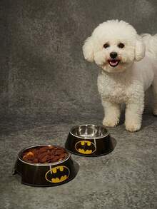 Batman X PETSIN 1個 X PETSIN 現代雙層寵物食盆，黑黃酷炫設計，不鏽鋼與光滑美耐皿材質，防滑易清洗。適合居家日常餵食，生日送禮首選 - 黑色 - 查看 5