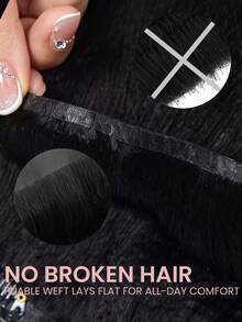 Seamless Clip In Hair Extension Light Yaki Straight Real Human Hair Remy Hair Clip Ins For Women Natural Human Hair 7pcs With 16clips Per Set - SNatural - View 11