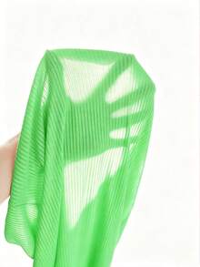 VaVaBold Vestido de mujer elegante de unicolor sin mangas - Verde - Ver 5