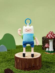 ADVENTURE TIME X Joivida ,A Co-Branded 3D Plush Keychain, Classic Design, Can Be Hung On Bags, Key Chains, Schoolbags, Etc., Suitable For People Of All Ages. - Blue - View 4