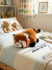 POKOJA LAND Süßes Roter Panda Plüschtier, Kawaii Panda Kuscheltier, Weiches Plüsch Kissen, Süß Roter Panda Plüsch für Kinder Mädchen, Geburtstagsgeschenk, Heimdekoration - Roter Panda - Übersicht 13